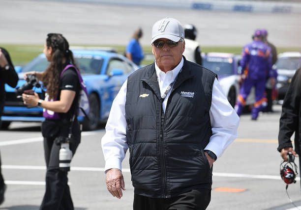 Hendrick Motorsports owner, Rick Hendrick at the 2023 GEICO 500