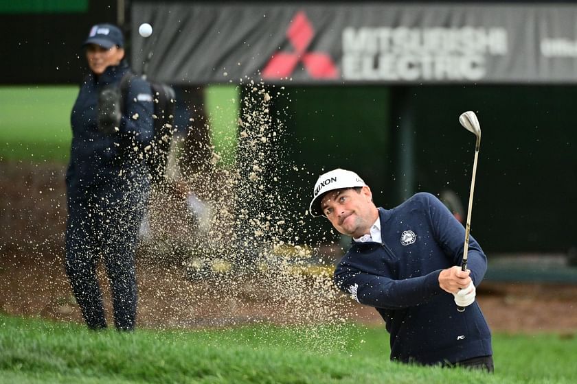 Keegan Bradley during the 2024 Valspar Championship, Round Two