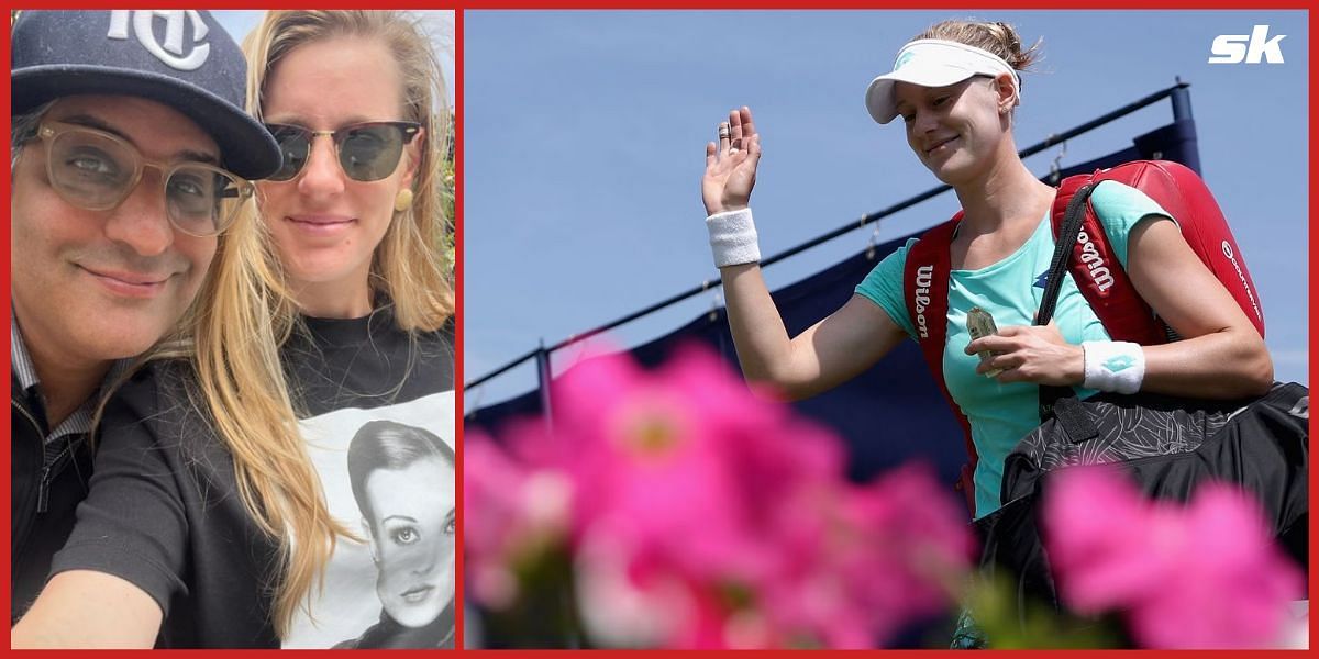 Alison Riske welcome a daughter with husband Stephen Amritraj later this year.
