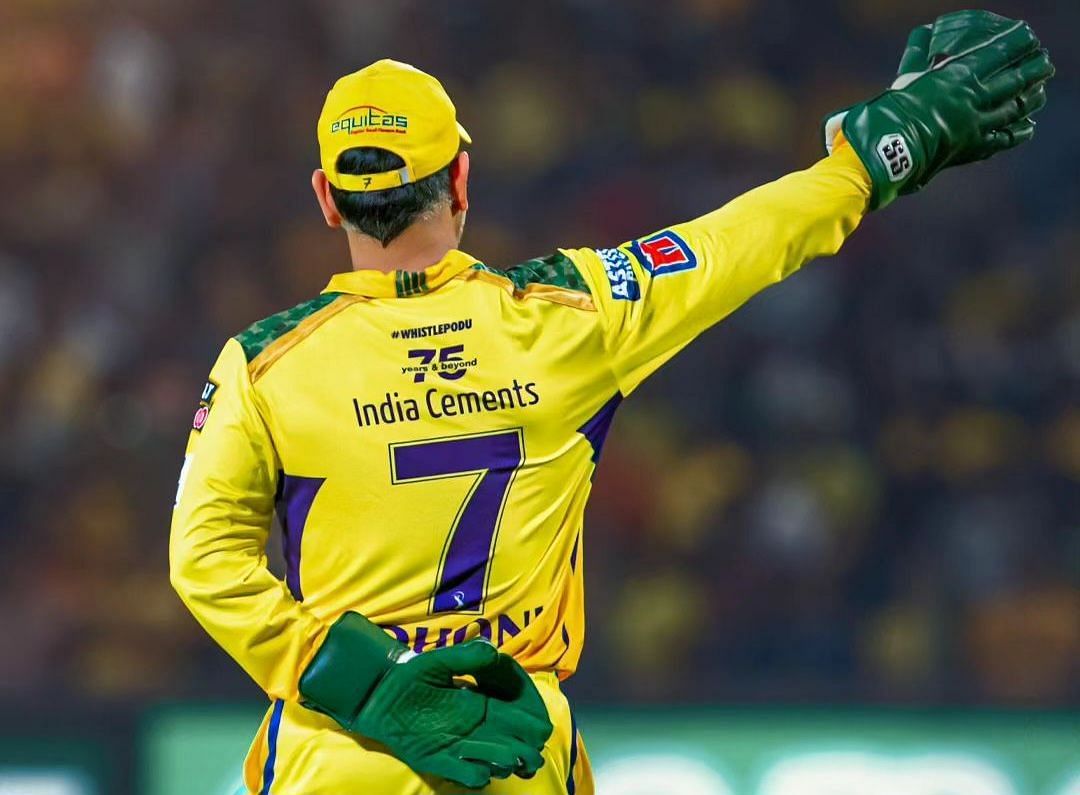 MS Dhoni to play as keeper-batter in IPL 2024 (Image via Instagram/@chennaiipl)