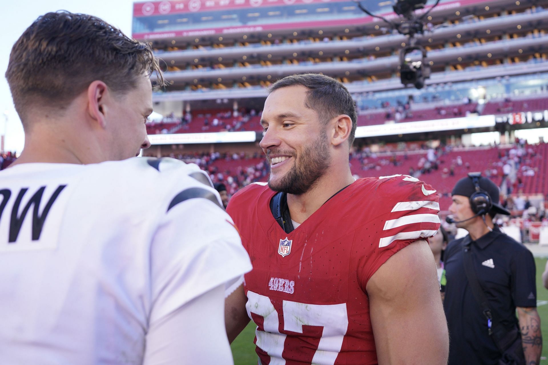 Nick Bosa and Joe Burrow: Cincinnati Bengals v San Francisco 49ers