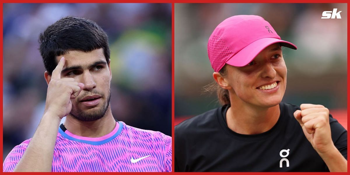 Carlos Alcaraz and Iga Swiatek will be vying for the Indian Wells titles.