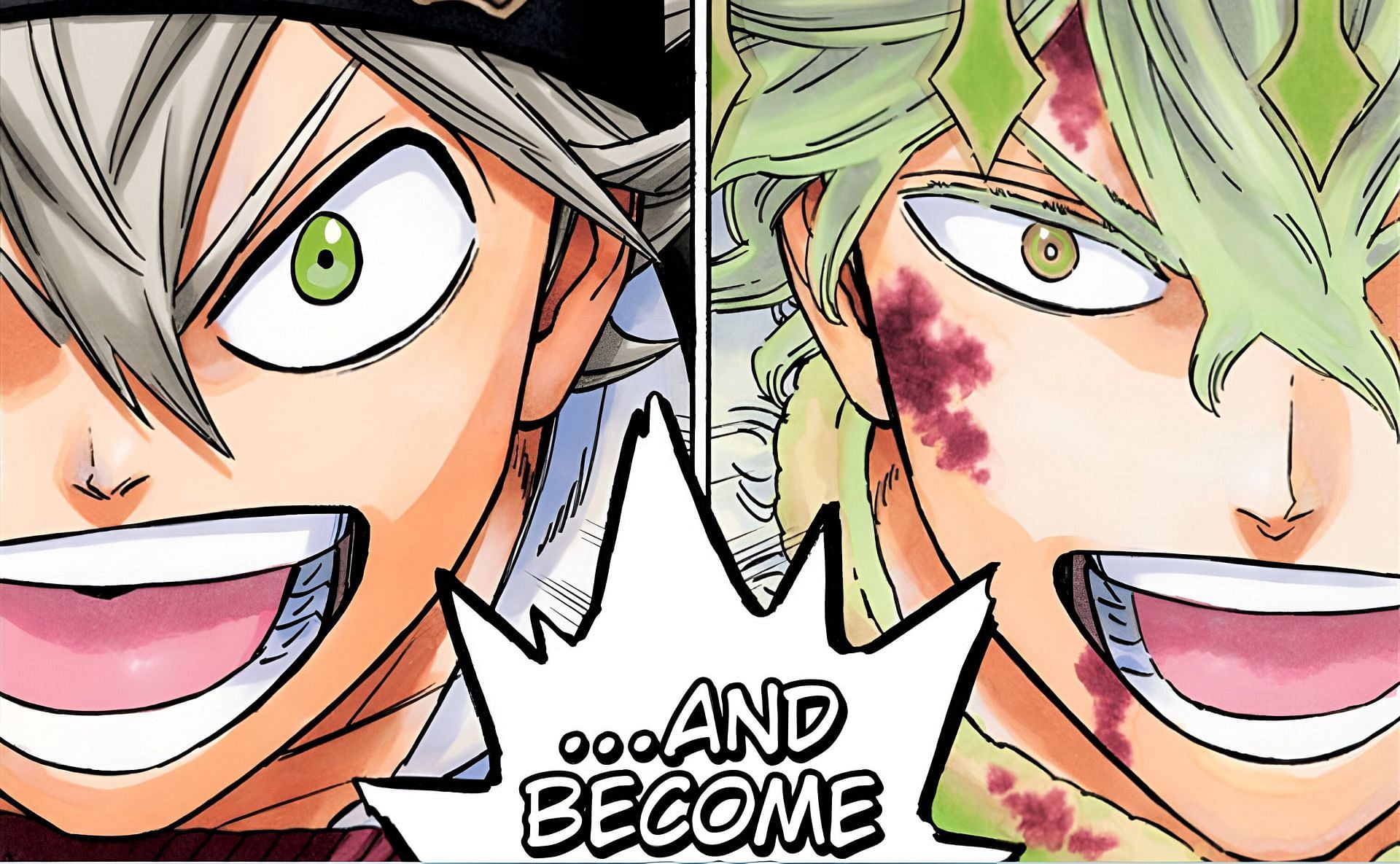 Asta and Yuno as seen in the Black Clover manga (Image via Shueisha)