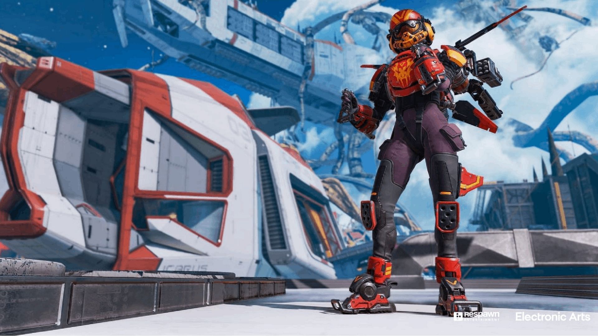 Valkyrie in best team compositions for World&#039;s Edge in Apex Legends Season 20 (Image via EA)