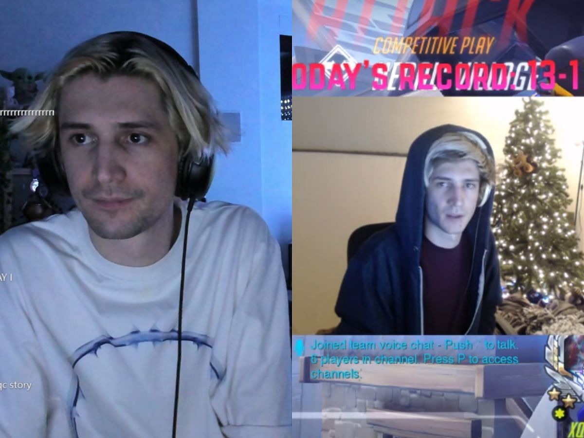 xQc reveals how he used to wear a new shirt almost everyday instead of doing laundry (Image via Kick/xQc)