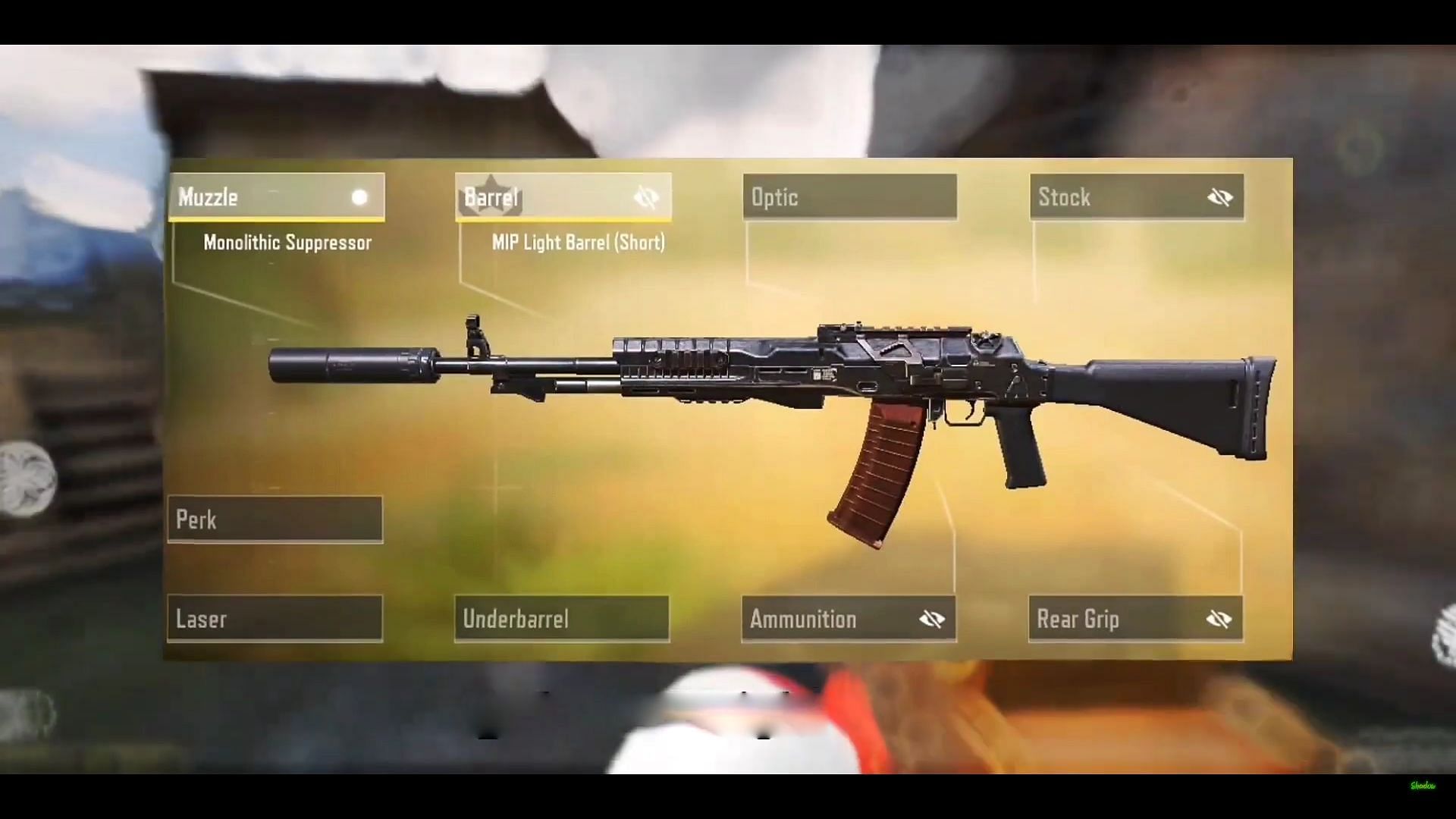 ASM10 Assault rifle (Image via Shadow CODM YT)