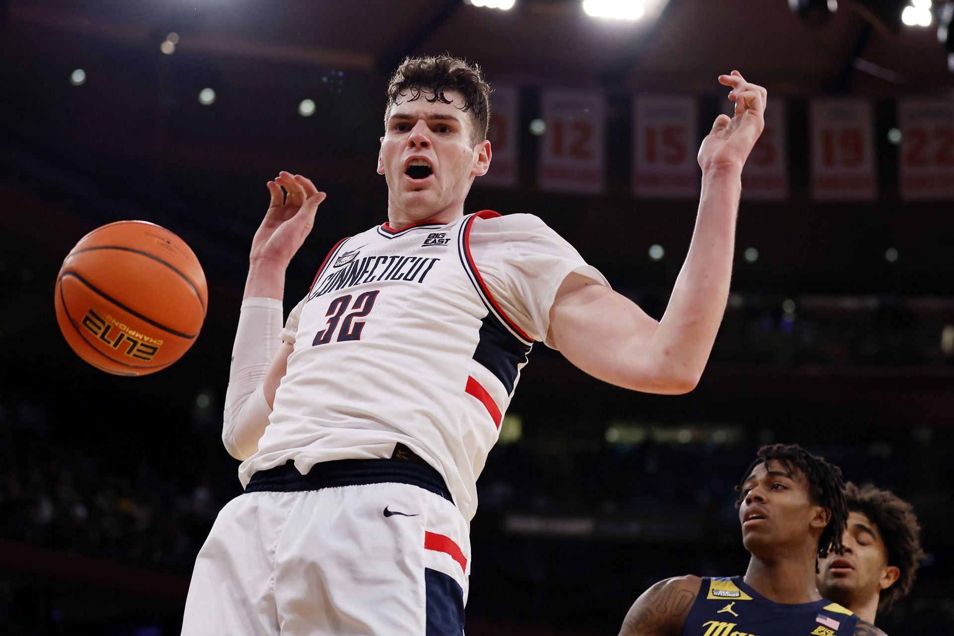 Donovan Clingan in the Big East Basketball Tournament - Final