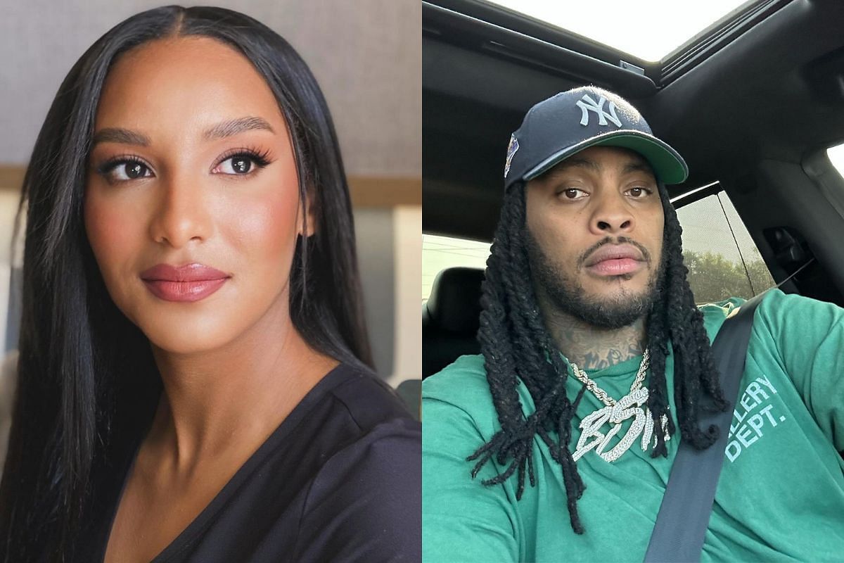 Chantel Everett from the 90 Day franchise and Rapper Wake Flocka (Images via Instagram/@chantel_j_, @wakaflocka)