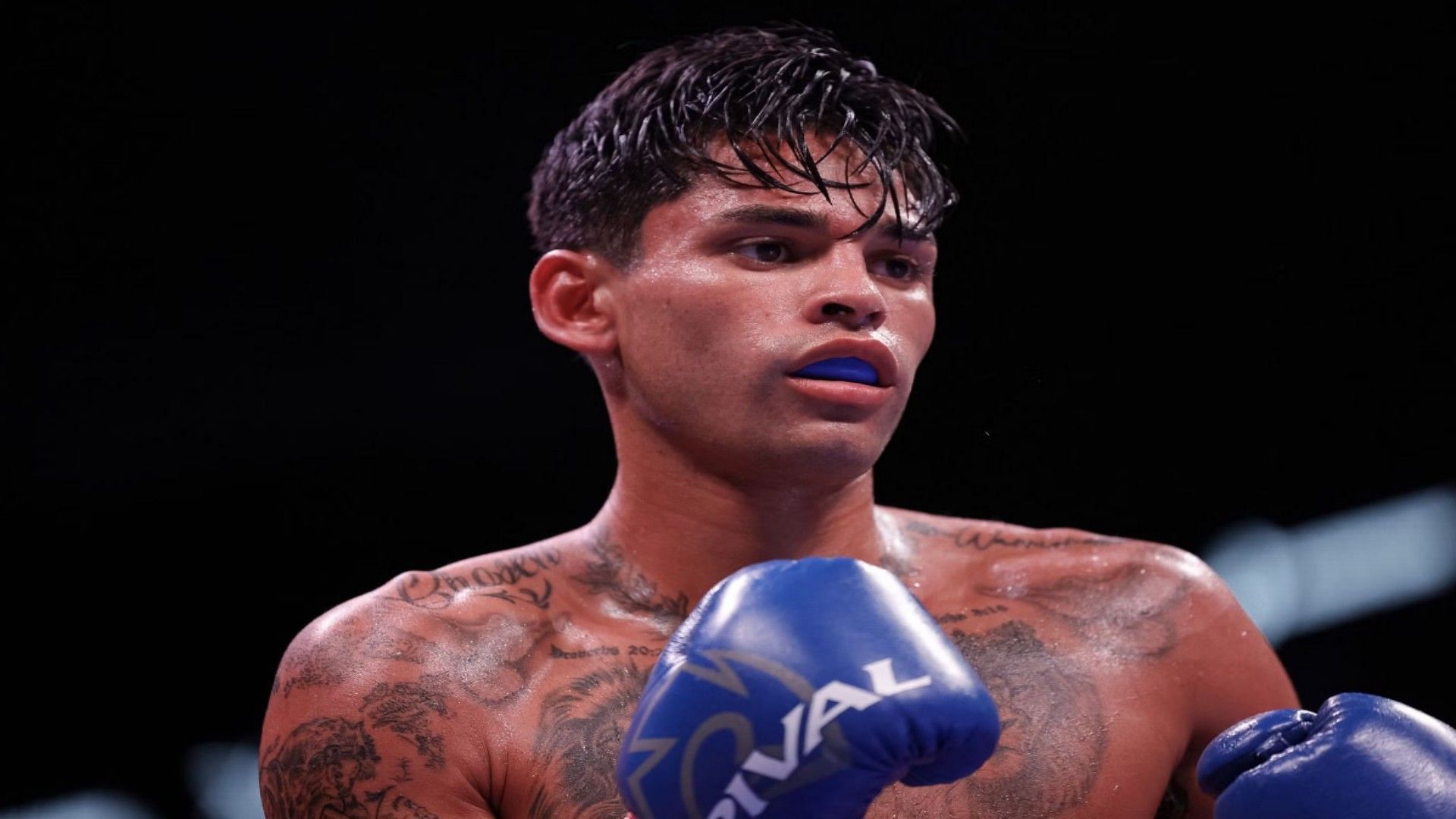 Ryan Garcia at a match (Photo by Carmen Mandato/Getty Images)