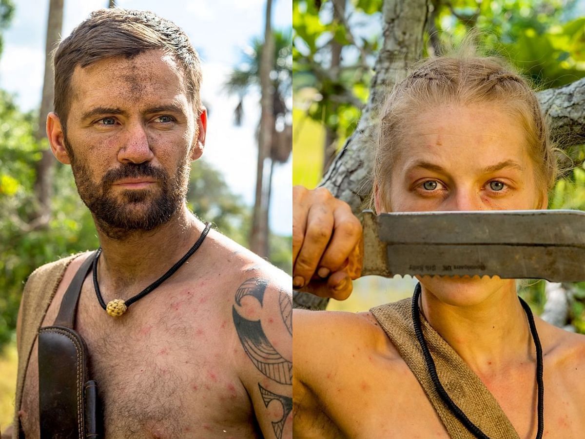 Sunny and Steven from Naked And Afraid season 17 (Image via Instagram/@nakedandafraid)