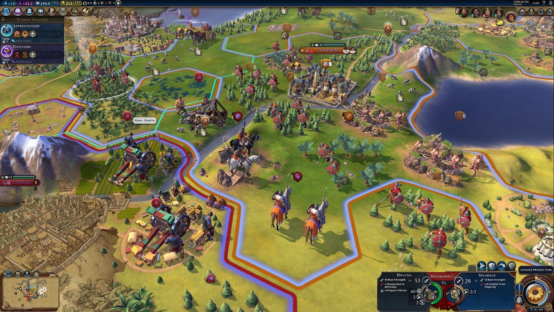Spearmen are a great counter to cavalry (Image via Firaxis)