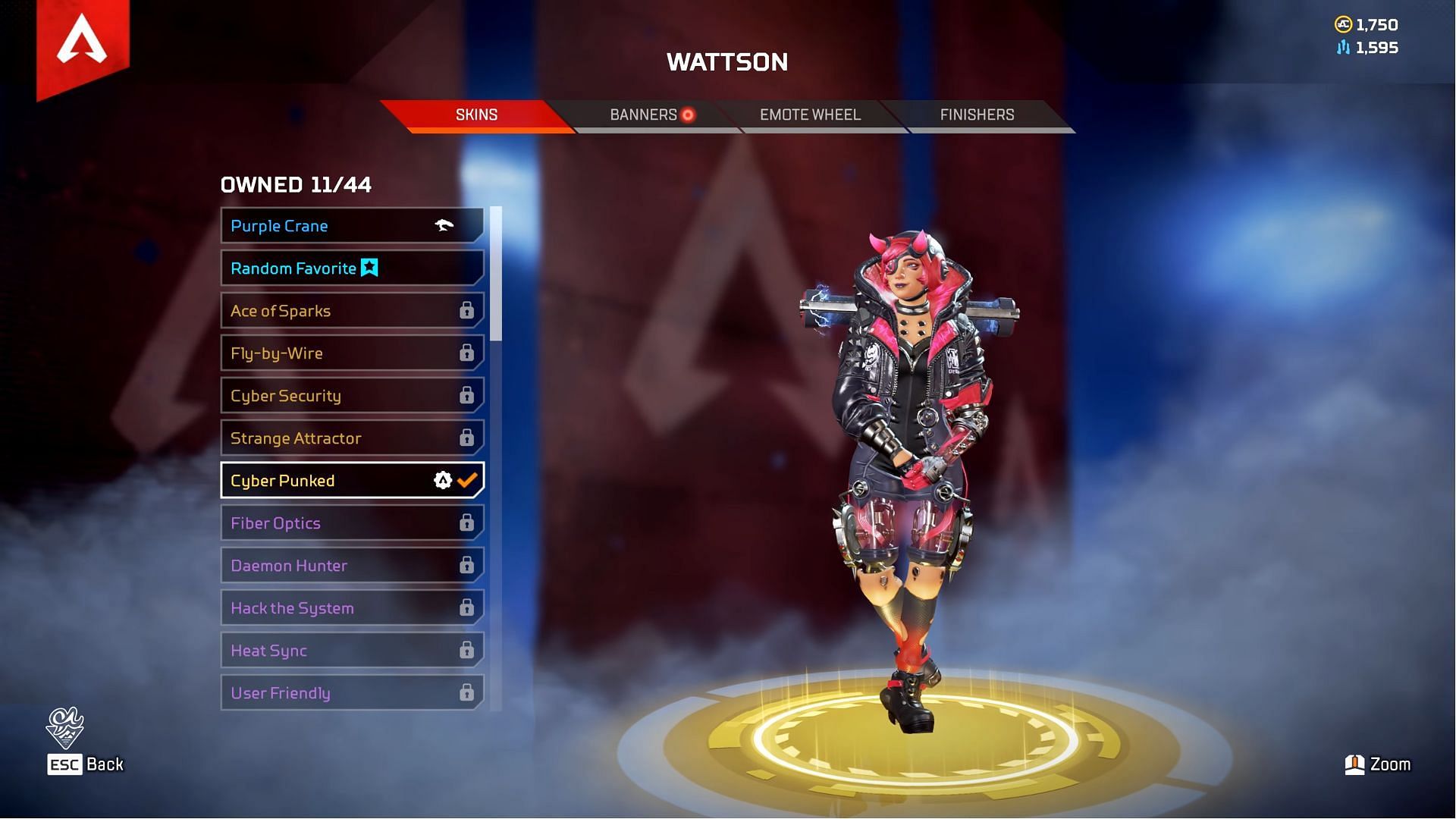 Cyber Punked Wattson (Image via Respawn Entertainment)