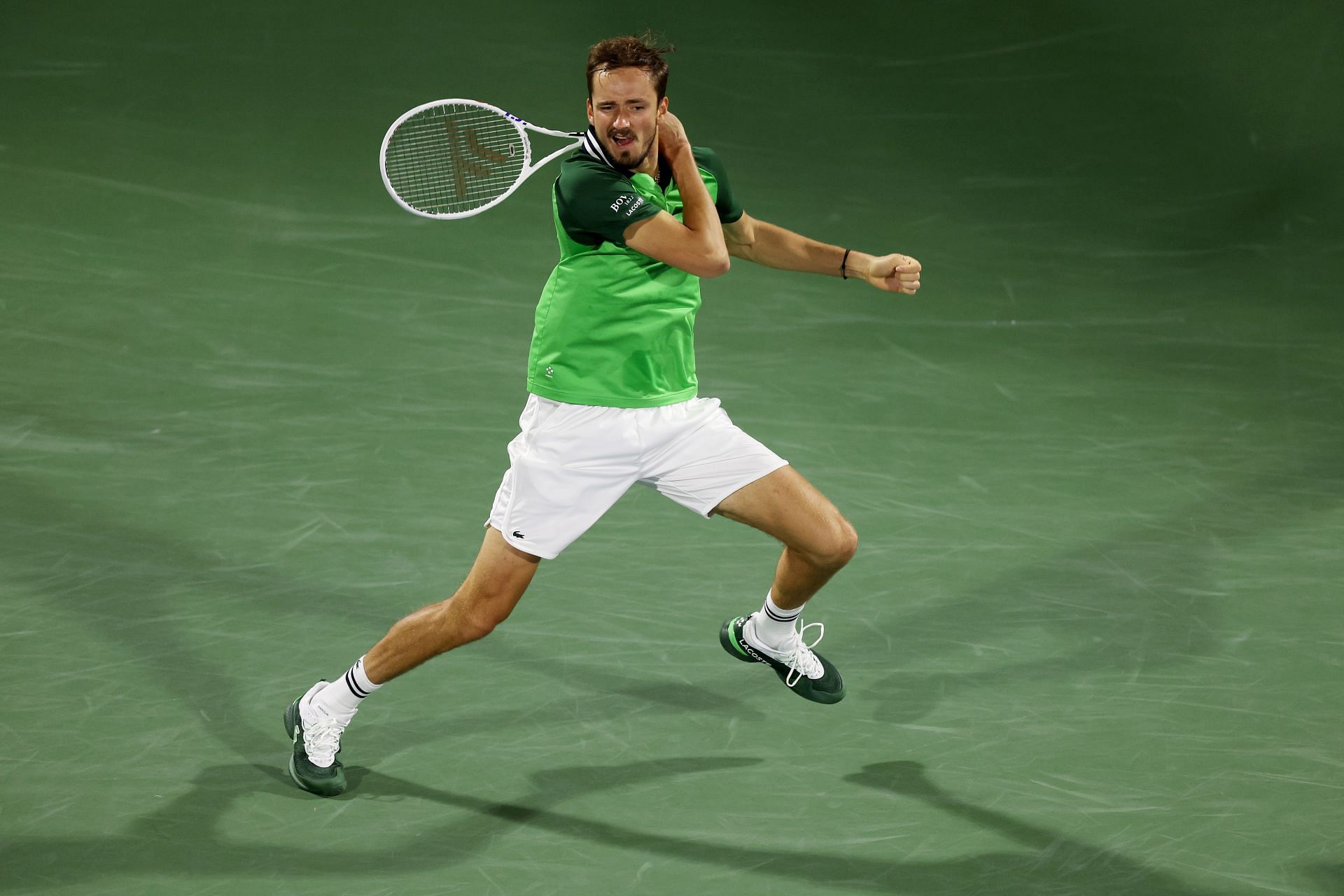 Daniil Medvedev at the 2024 Dubai Tennis Championships.