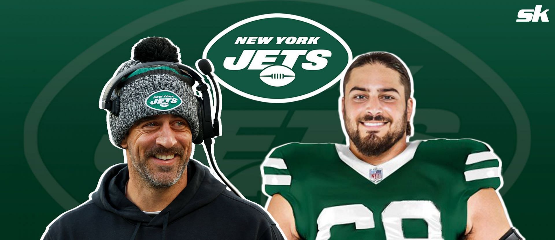 Aaron Rodgers and David Bakhtiari might reunite with the New York Jets.