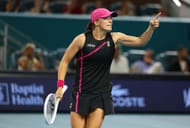 Iga Swiatek after beating Linda Noskova at the Miami Open.