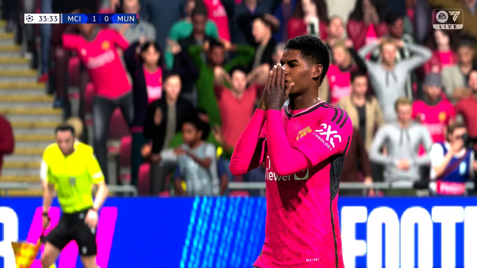 Sensitive Ball control mechanics lead to losing possession in EA FC 24 (Image via EA Sports)