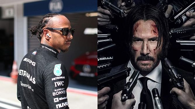 “He's the best that's ever held the gun”: Lewis Hamilton earns high praise from Keanu Reeves’ John Wick trainer for his shooting skills