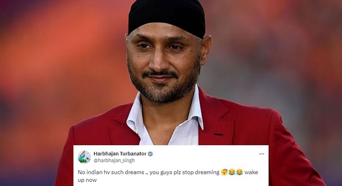 “Stop dreaming” – Harbhajan Singh roasts Pakistan's X user for viral IPL post