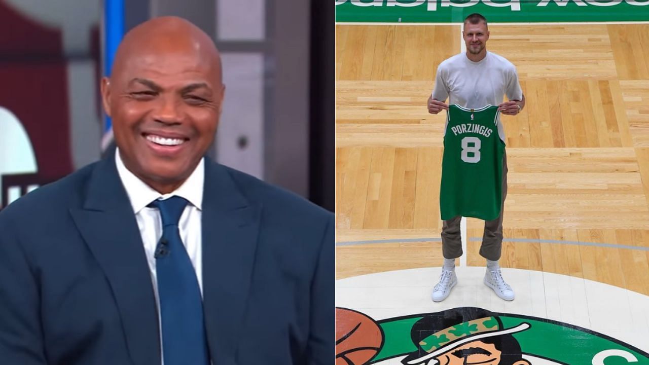 Basketball fans on social media ripped Charles Barkley for suggesting the Boston Celtics should bench Kristaps Porzingis.