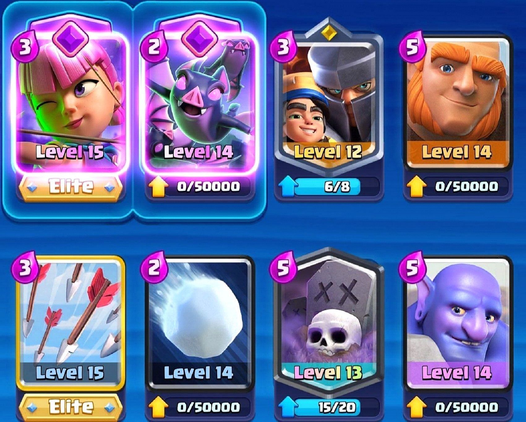 Giant Graveyard is one of the best Clash Royale decks (Image via Supercell)