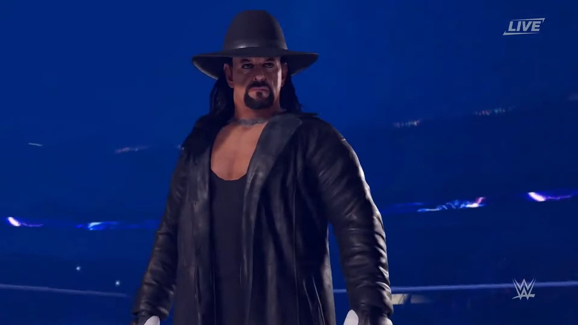 Undertaker &#039;09 in WWE 2K24 (Image via 2K Games/ Jobber Games on YouTube)
