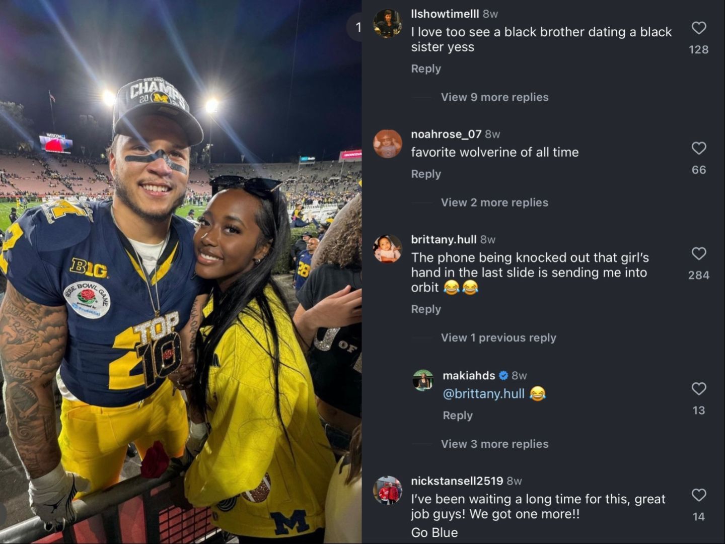 5 best photos of Blake Corum and GF Makiah Shipp that gave CFB