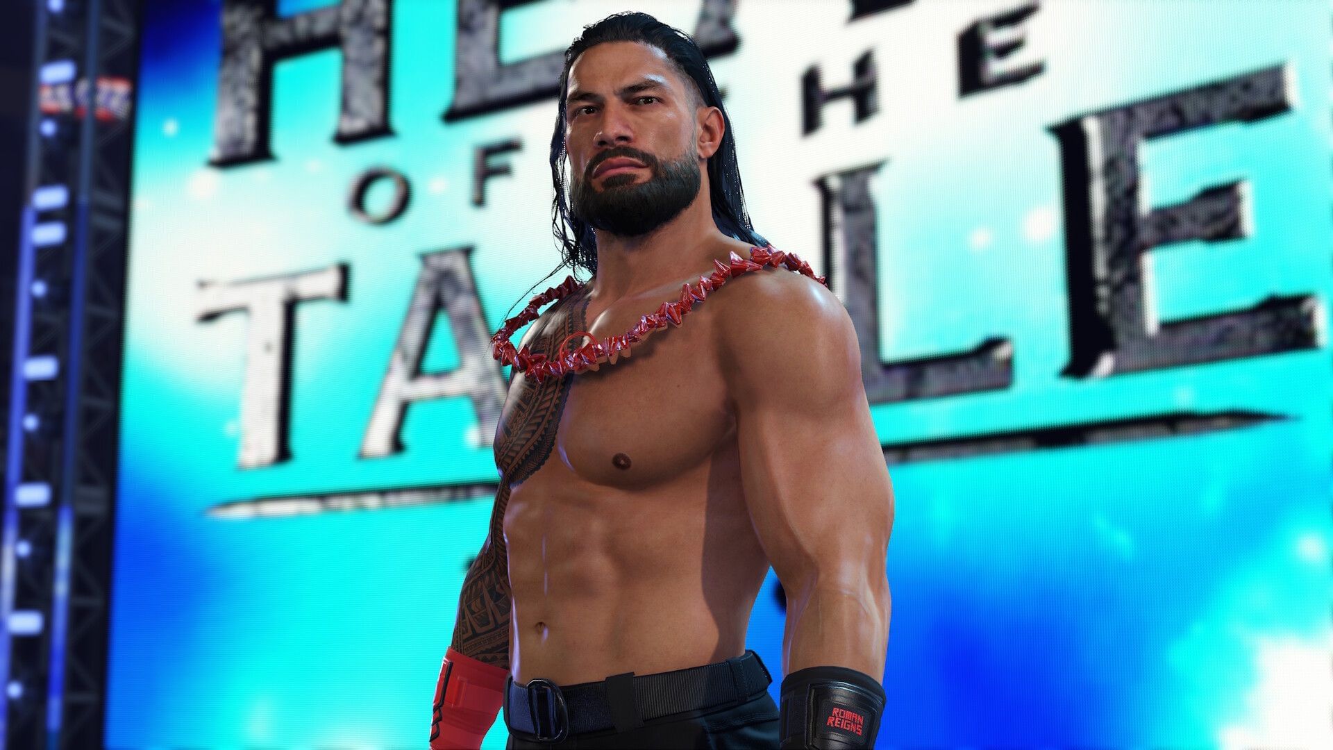 Roman Reigns in WWE 2k24 (Image via 2k)