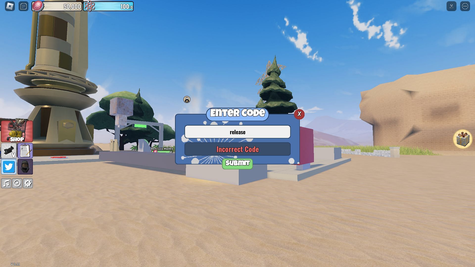 Troubleshooting codes for Wasteland Tycoon (Image via Roblox)