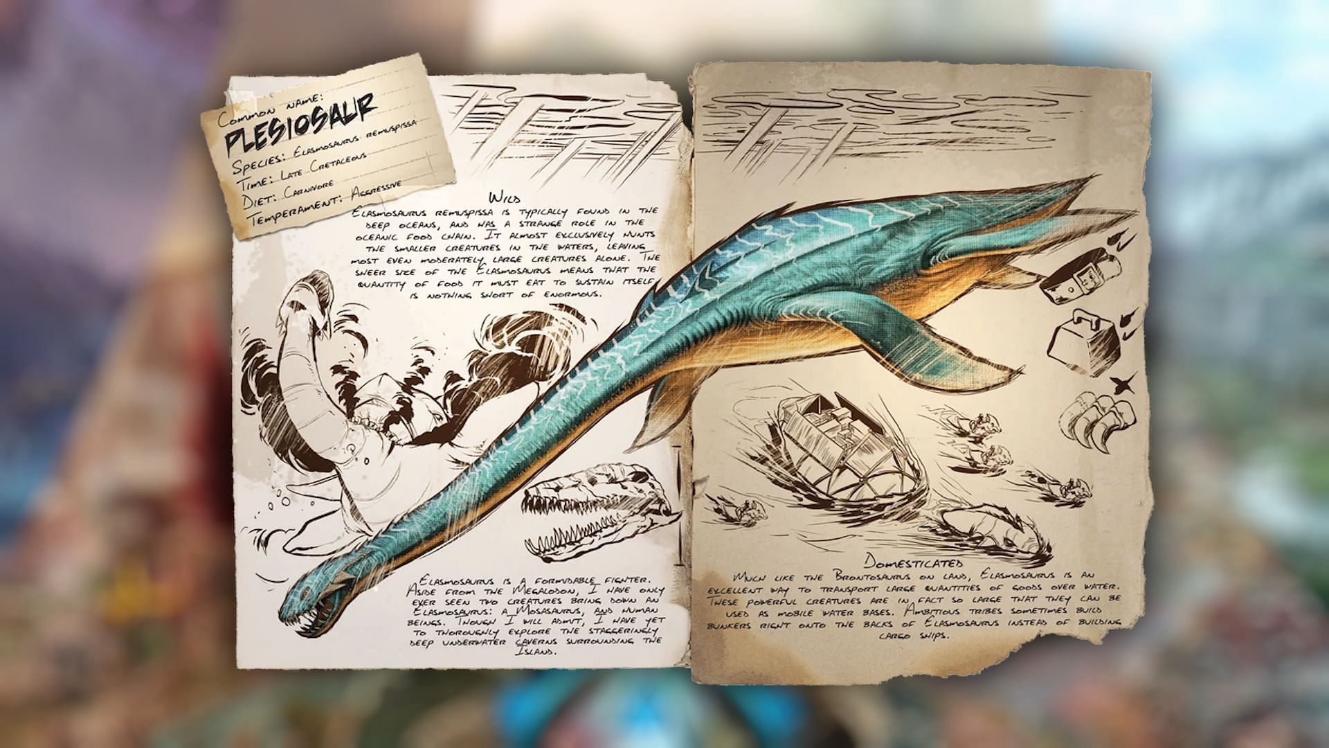 Plesiosaur in Ark Survival Ascended