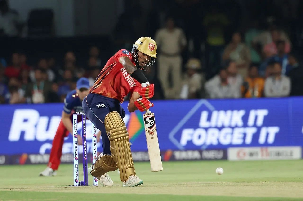 Shikhar Dhawan was the only Punjab Kings player to play more than 20 deliveries. [P/C: iplt20.com]