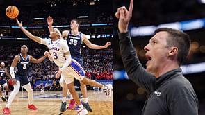 Samford HC Bucky McMillan expresses disappointment over controversial foul call in final seconds against Kansas