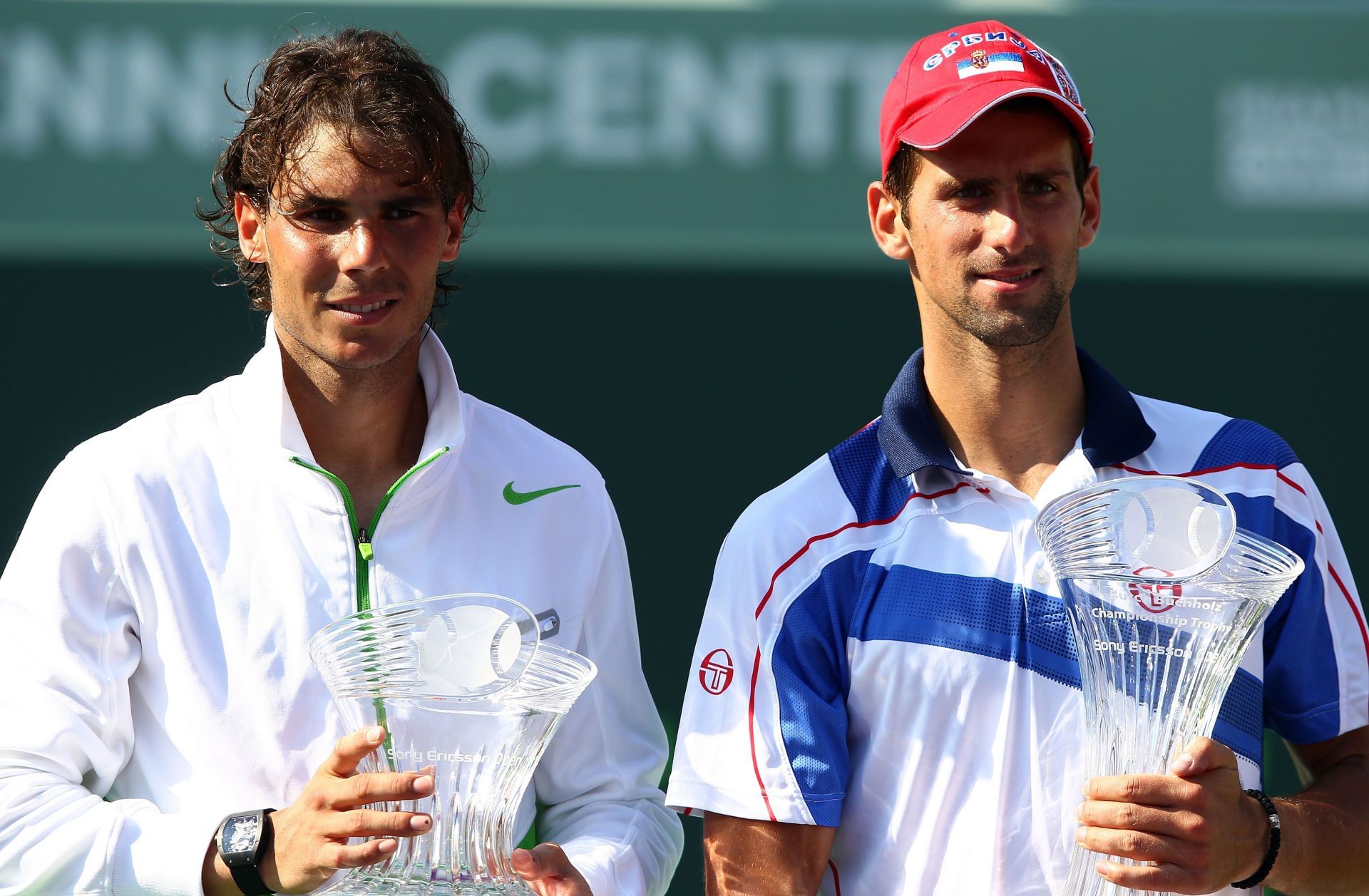 Novak Djokovic and Rafael Nadal