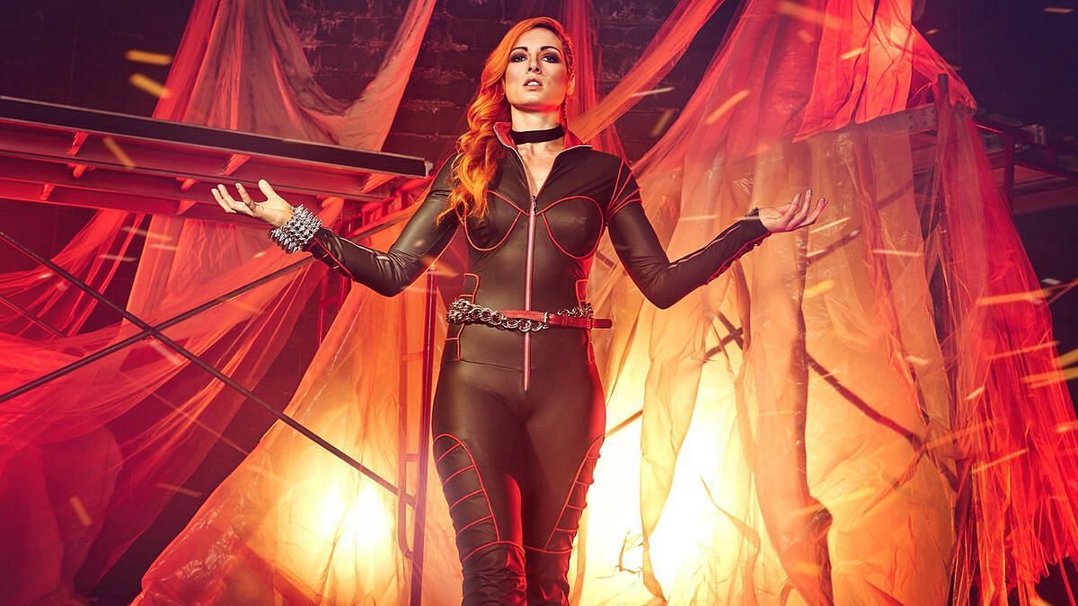 Becky Lynch is at the top of WWE. (Image via WWE.com)