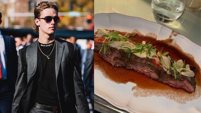 IN PHOTOS: Georgia QB Carson Beck enjoys lavish candle light dinner during CFB offseason
