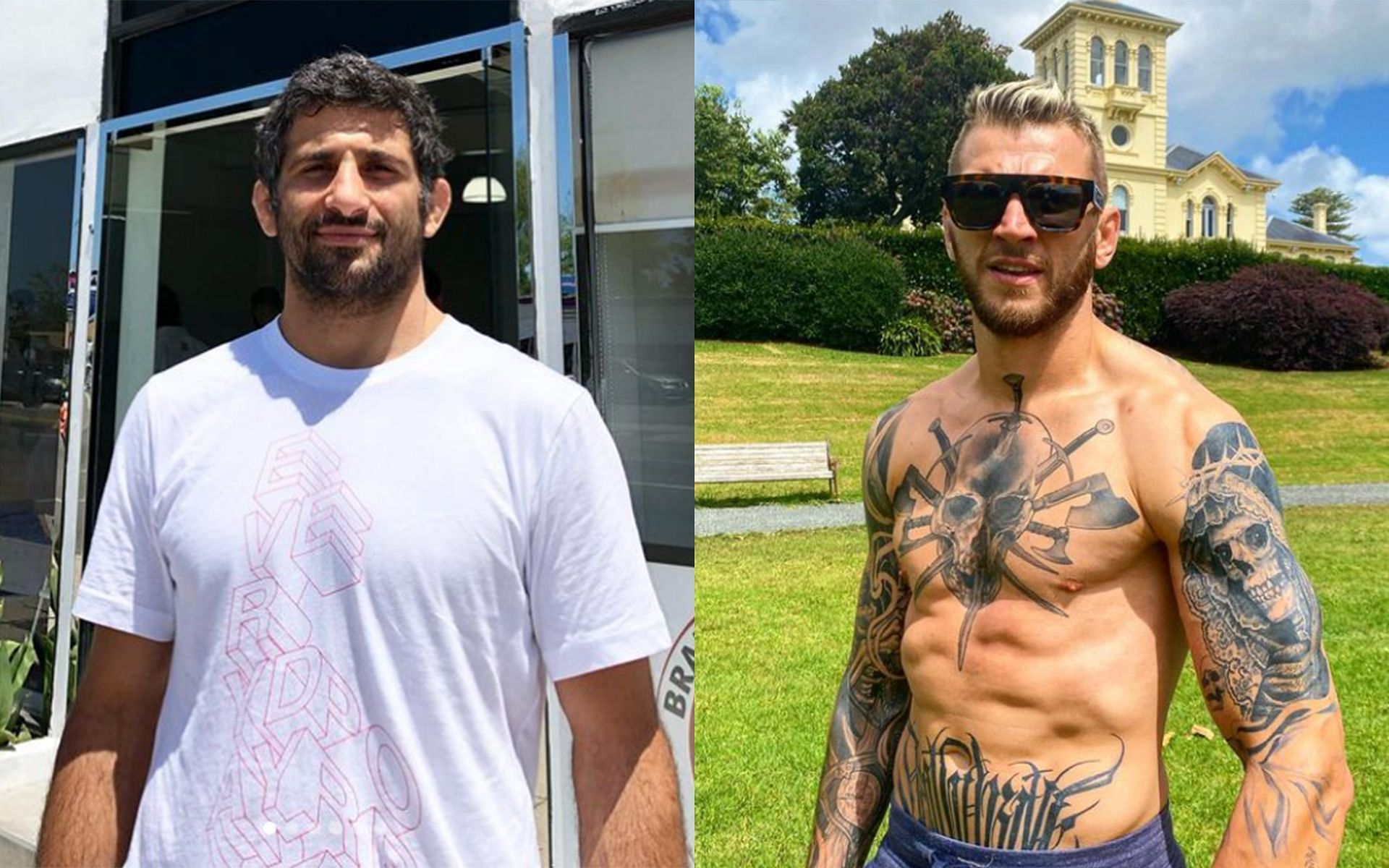 Dan Hooker (right) has been calling out Beneil Dariush (left) for a fight [Images Courtesy: @danhangman and @beneildariush Instagram]