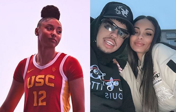 LaMelo Ball’s girlfriend Ana Montana shouts out JuJu Watkins while promoting women’s college basketball