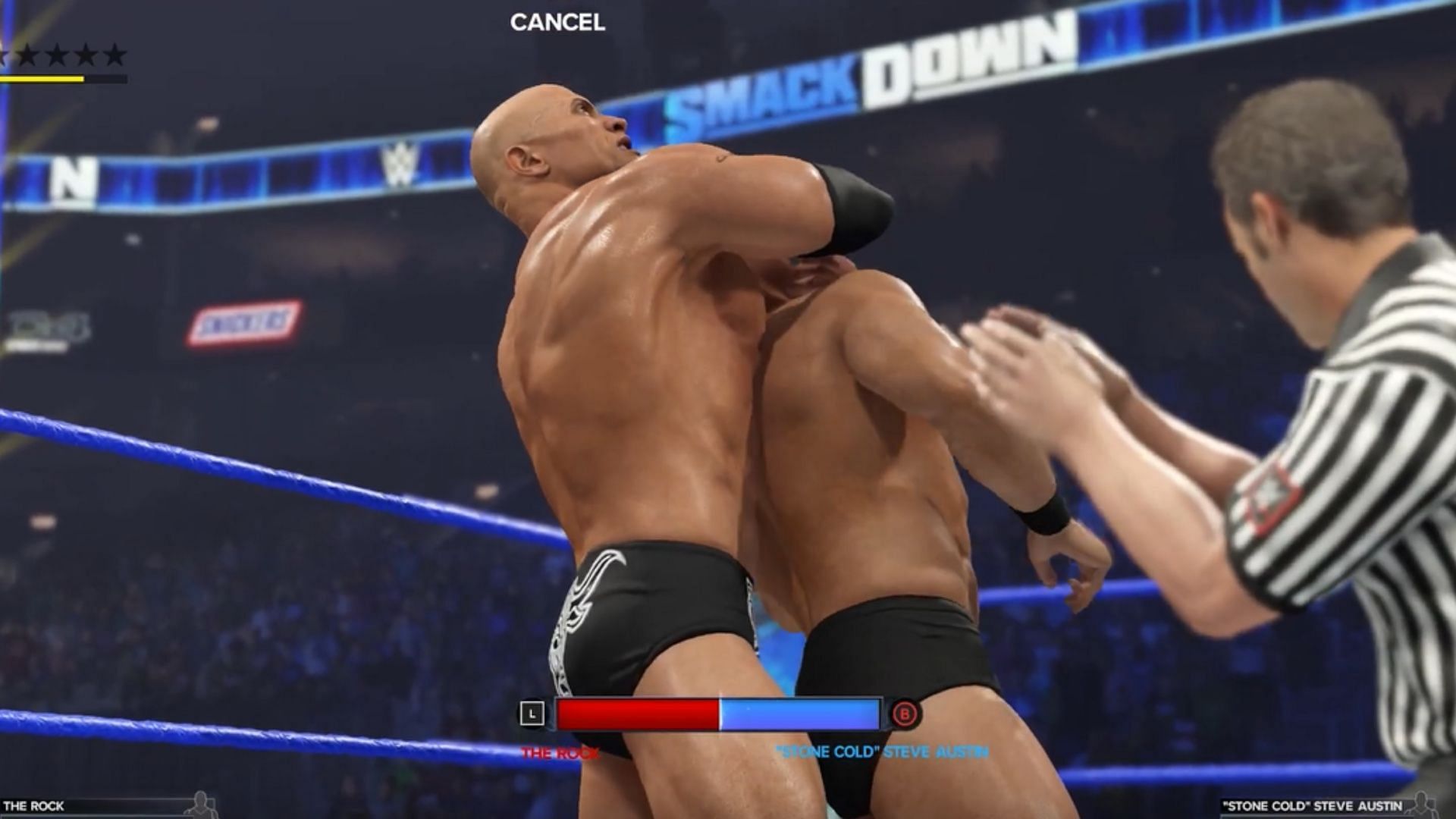 Understand the fundamentals of submission in WWE 2K24 (Image via YouTube/ Gameskeys)