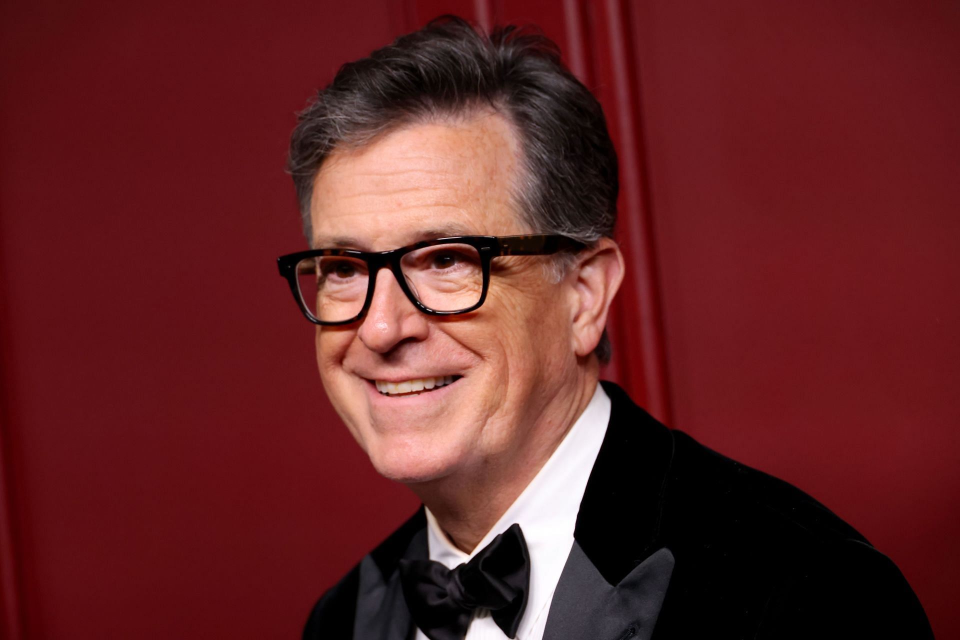 Stephen Colbert&#039;s remarks sparked controversy (Image via Getty/2014 Shape &amp; Men&#039;s Fitness Super Bowl Party)