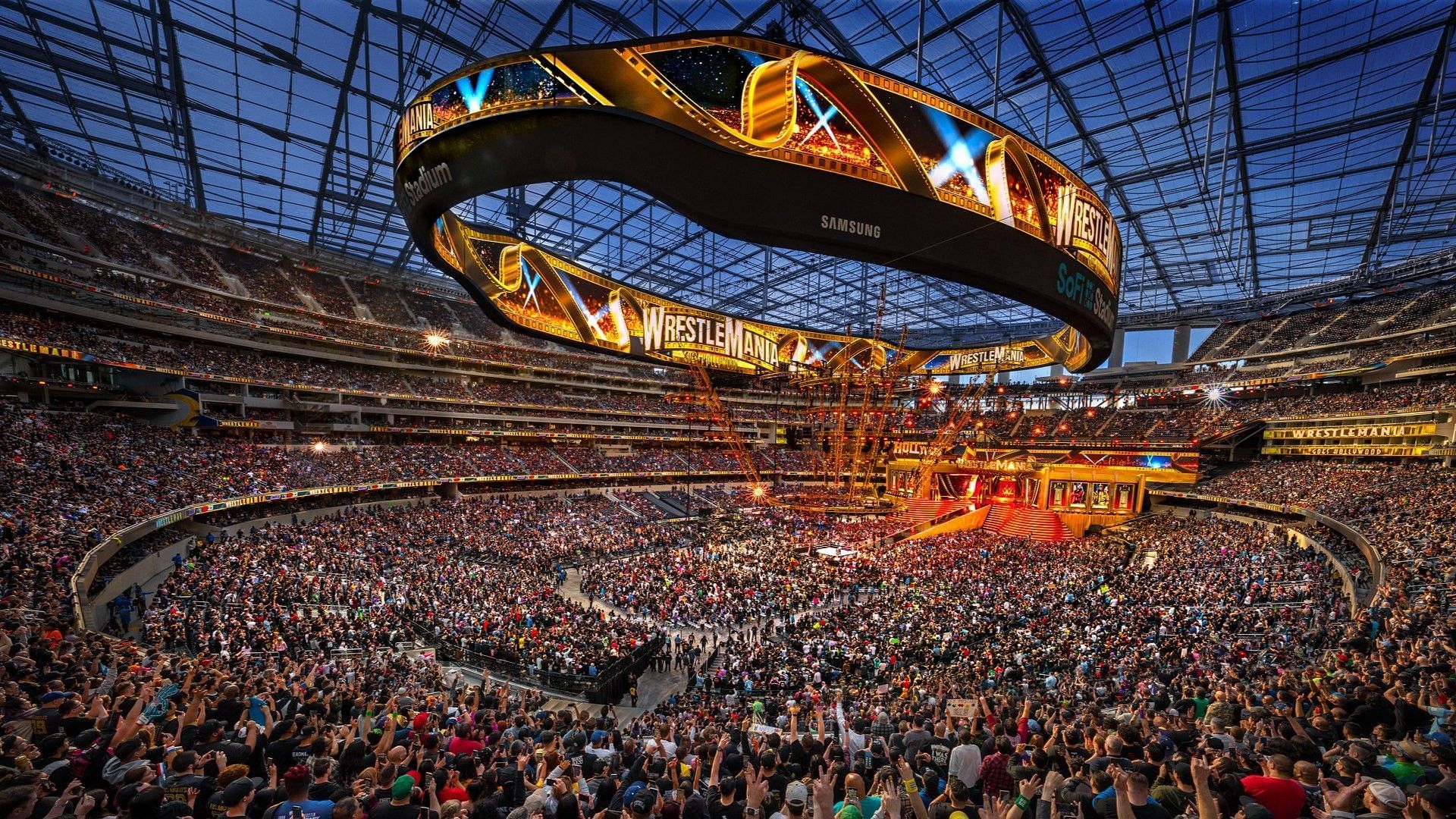 The WWE Universe packs So-Fi Stadium for WrestleMania 39