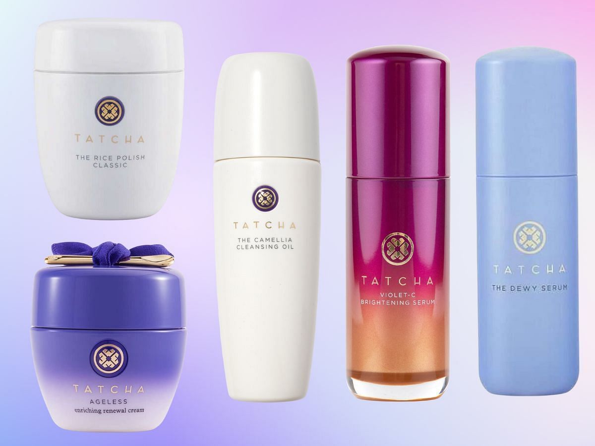 Tatcha anti-aging skincare products (Image via Sportskeeda)