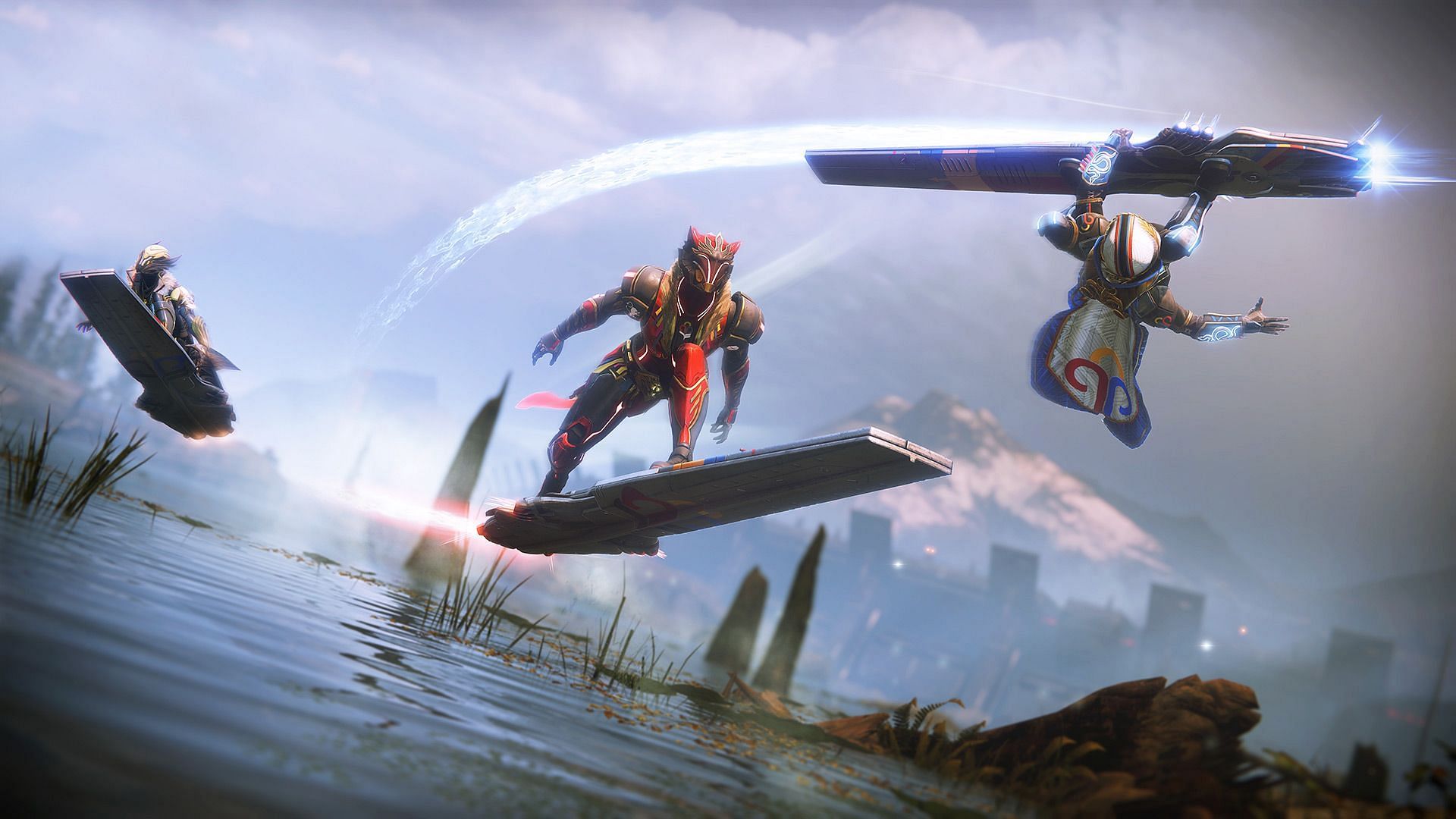 New Skimmers with Guardians (Image via Bungie) 