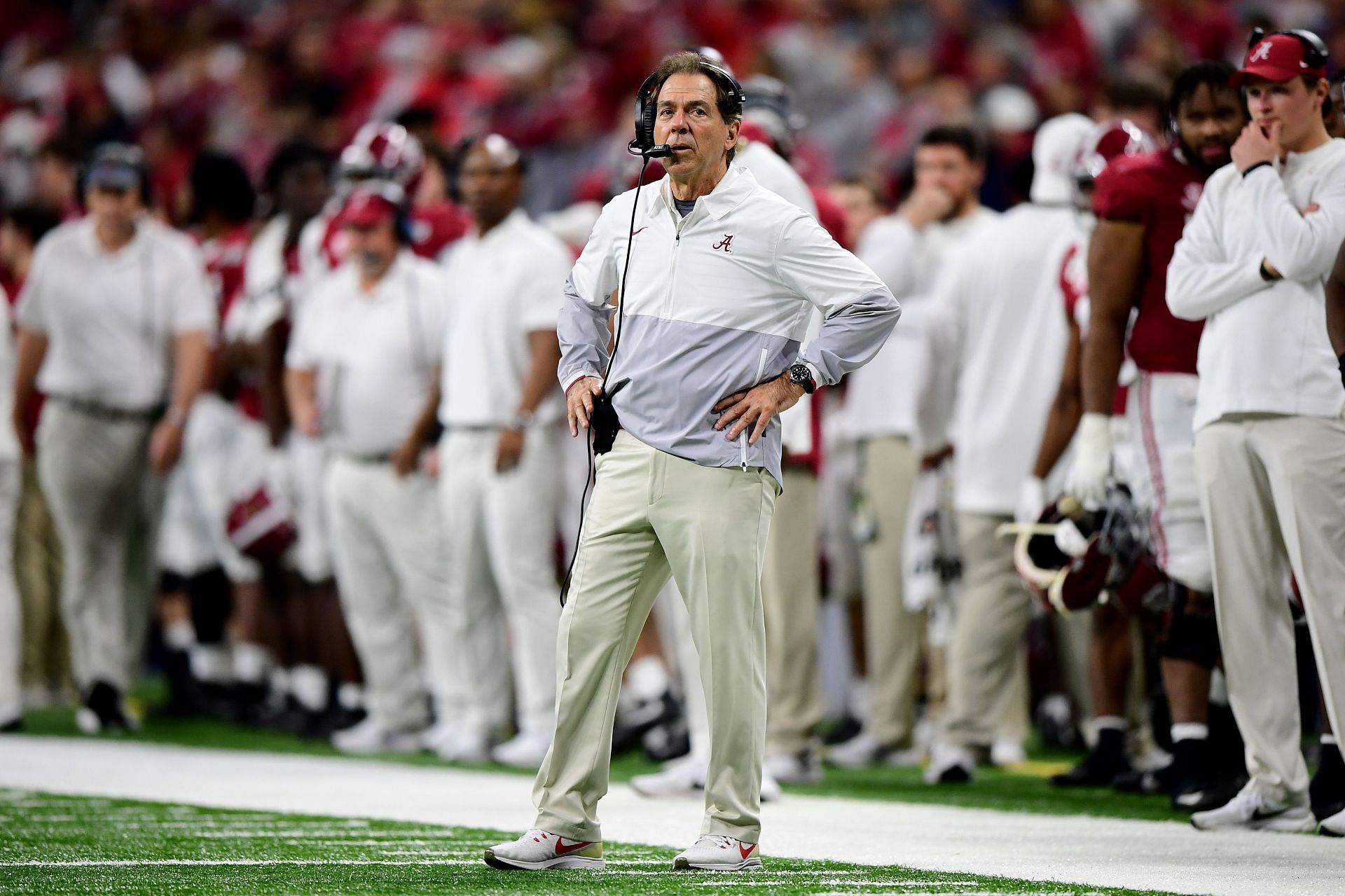 Former Head coach Nick Saban of the Alabama Crimson Tide.