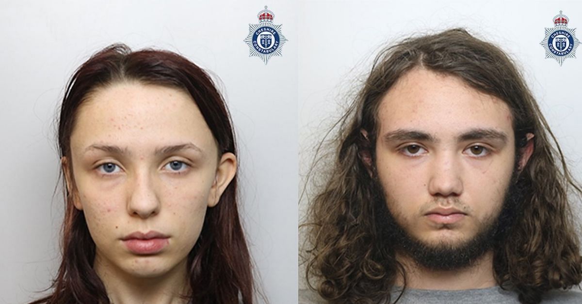 Scarlet Jenkinson-left, Eddie Ratcliffe-right (Image credit: Cheshire Constabulary)