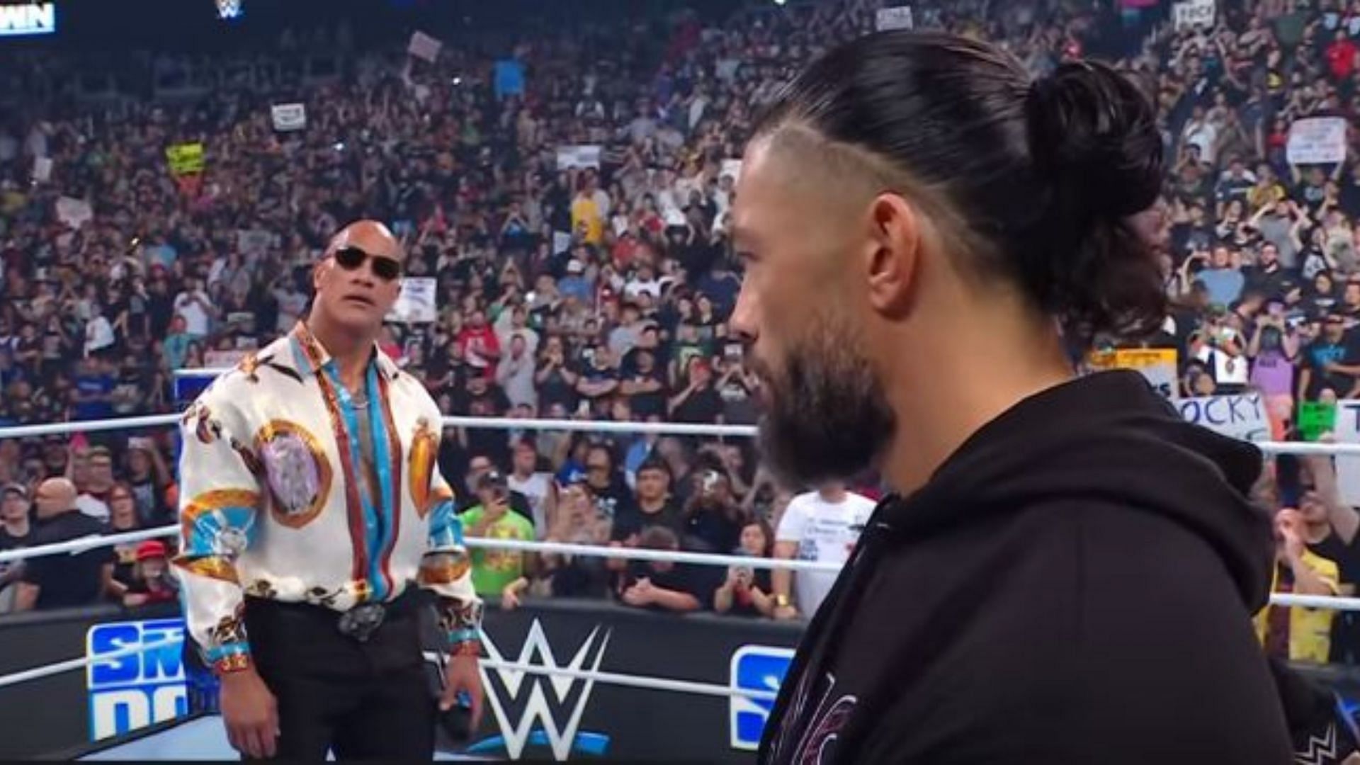 The Rock acknowledged Roman Reigns on WWE SmackDown