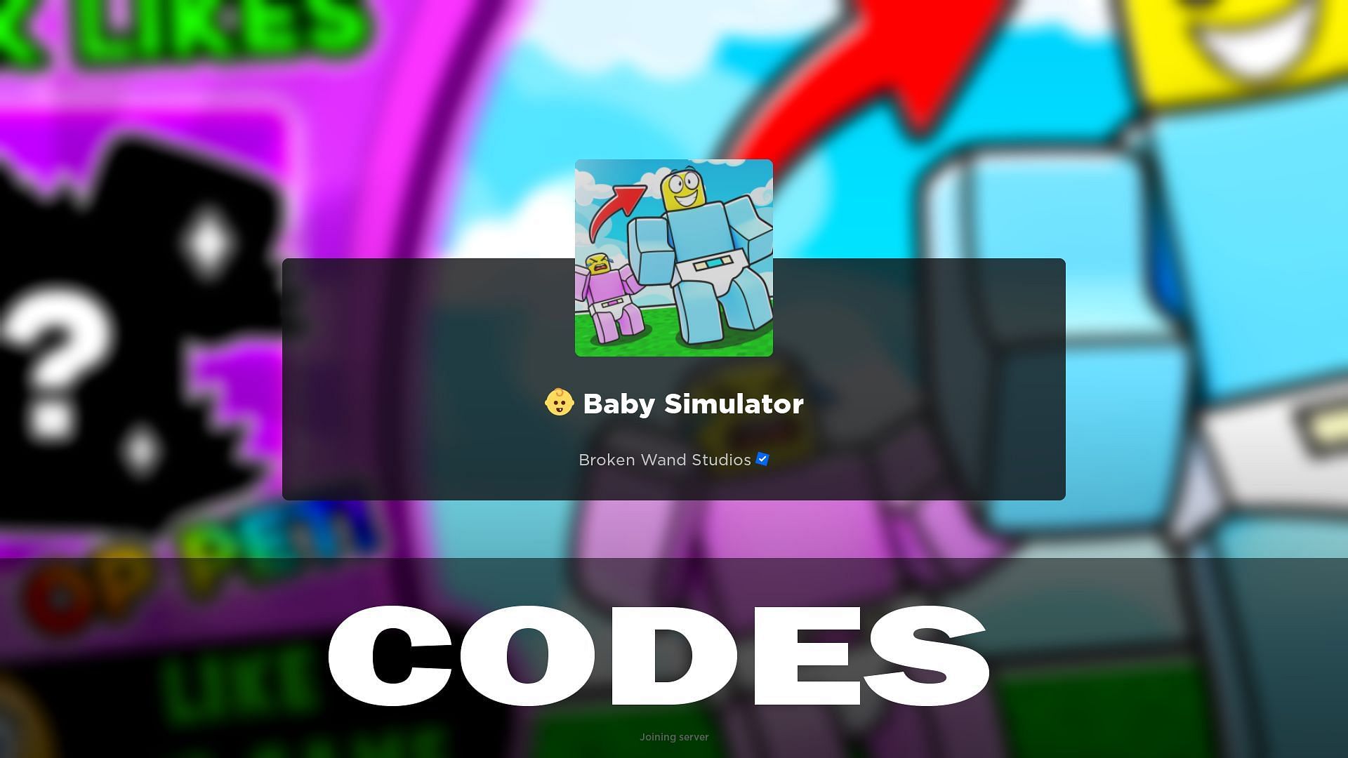 Baby Simulator codes