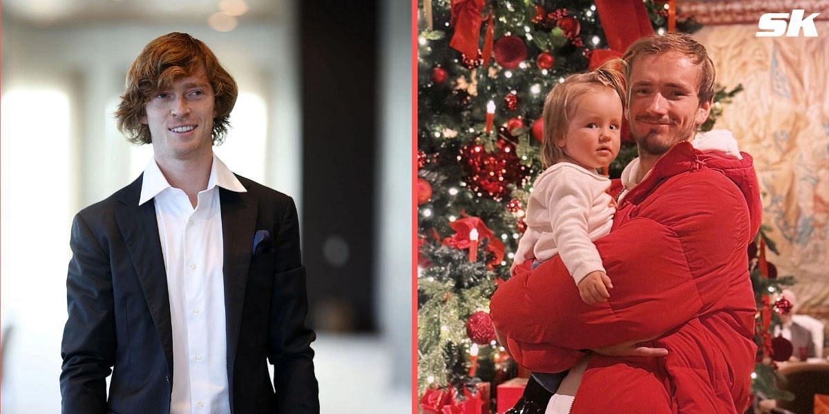 Andrey Rublev was delighted to hear Daniil Medvedev wanted him to be godfather to Alisa