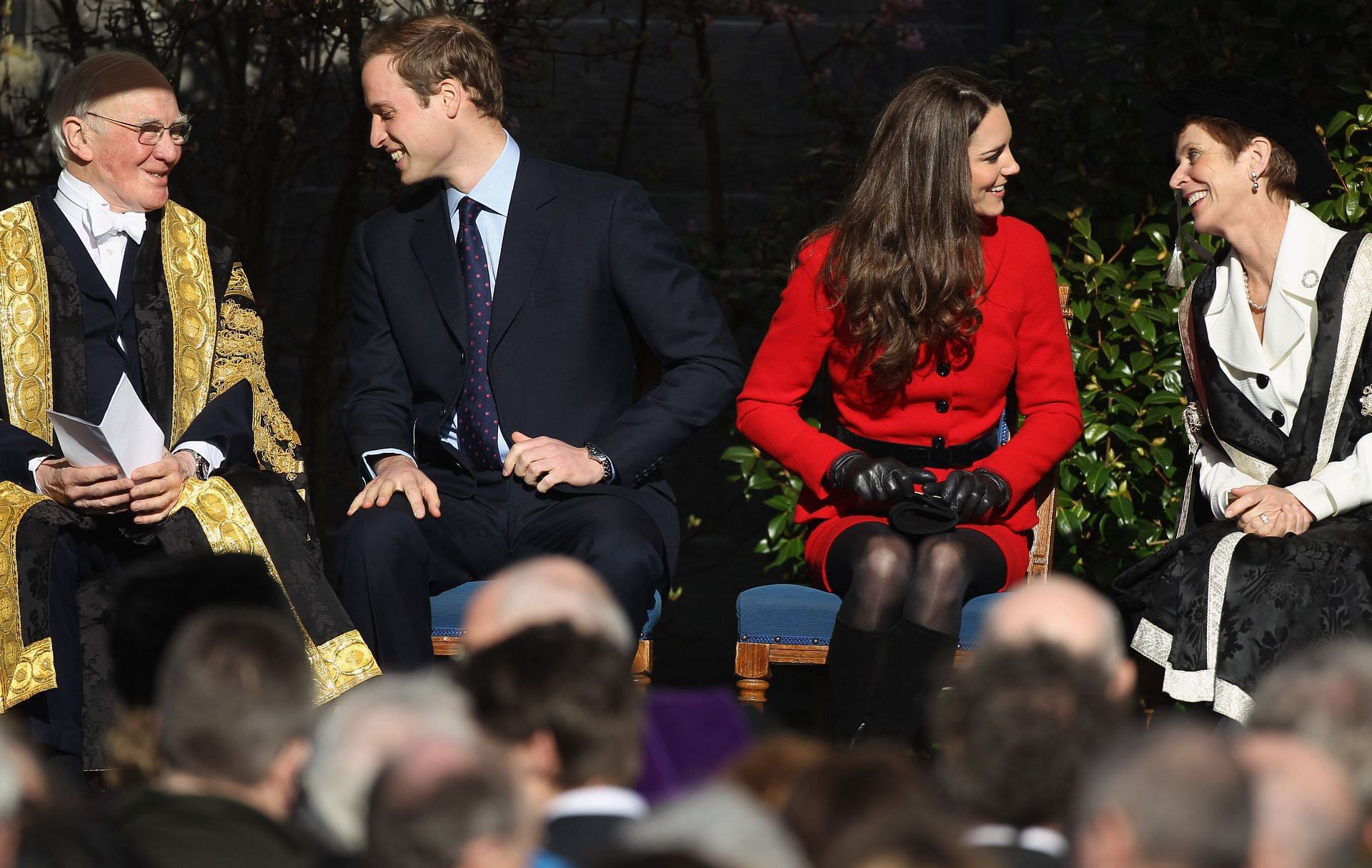 Prince William And Kate Middleton Visit The University Of St Andrews (Image via Getty)