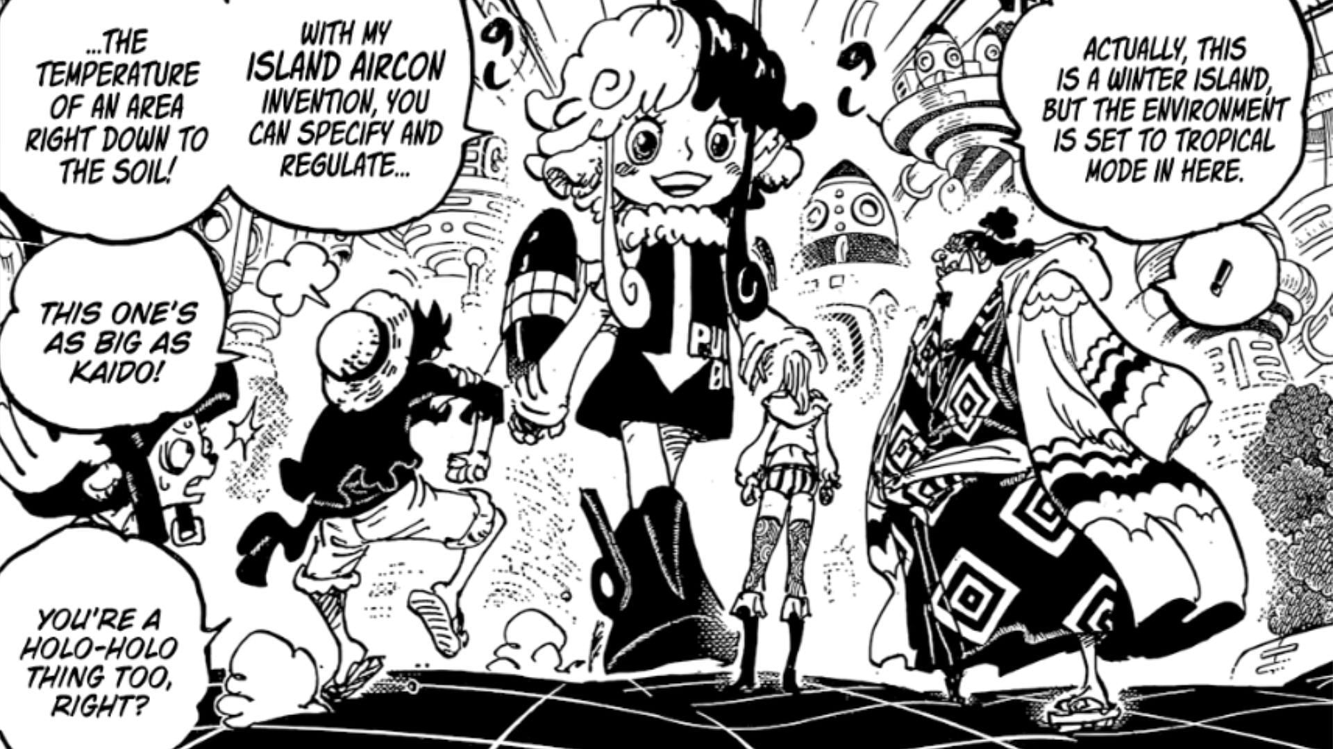 A screenshot from the One Piece manga panel (Image via Shueisha)