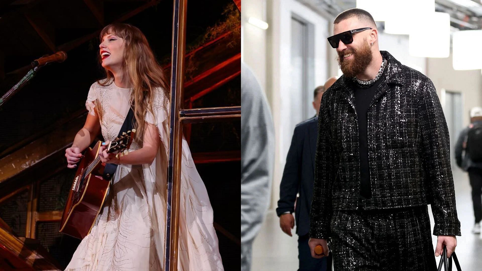 Travis Kelce and friends dance it out at Taylor Swift