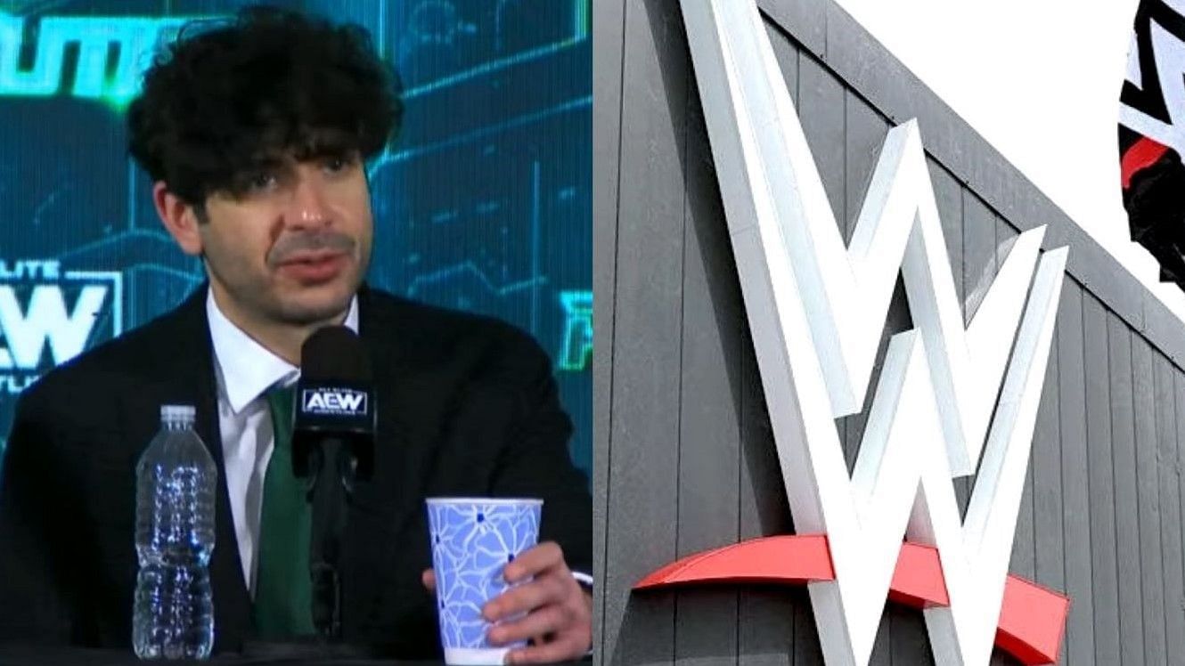 Tony Khan at AEW Revolution media scrum